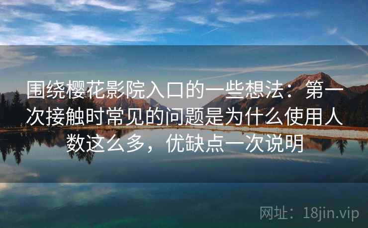 围绕樱花影院入口的一些想法：第一次接触时常见的问题是为什么使用人数这么多，优缺点一次说明