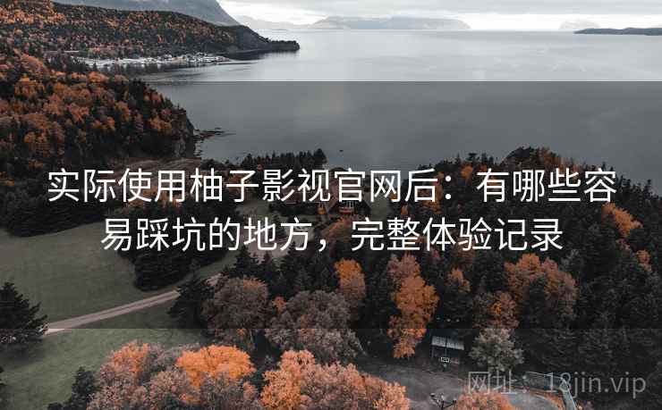 实际使用柚子影视官网后:有哪些容易踩坑的地方,完整体验记录 实际使用柚子影视官网后:有哪些容易踩坑的地方,完整体验记录